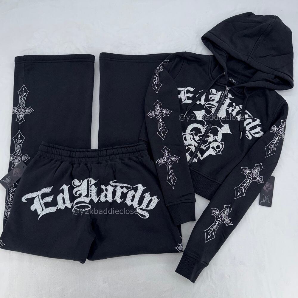 Ed Hardy Tracksuit (Size XS)